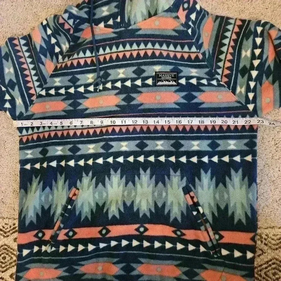 Massive Outdoor Massive Outdoor Fleece 1/4 Zip Pullover Size M - Picture 5 of 5